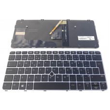 Teclado HP EliteBook 725 G3 | 725 G4 | 820 G3 | 820 G4 Retroiluminado C/ Track Stick - Moldura Prata Teclado HP EliteBook 725 G3 | 725 G4 | 820 G3 | 820 G4 Retroiluminado C/ Track Stick - Moldura Prata